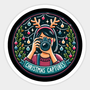 Christmas Captures Sticker